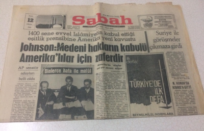 Sabah Gazetesi 12 Nisan 1968 - Kuranı Kerimi İfsad Edenler Mutlaka Hesap Verecekler - GZ15452 - 2