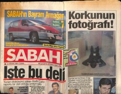 Sabah Gazetesi 12 Nisan 1991 - Denizde Facia 140 Kişi Öldü ? GZ62868 - 2