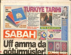 Sabah Gazetesi 12 Ocak 1992 - Fener'de İsyan - Nazmiye Hanım Göz Kamaştırdı GZ3792 - Gökçekoleksiyon