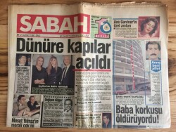 Sabah Gazetesi 12 Şubat 1991 - Bülent Ersoy İle Hülya Avşarda Geçmişe Özlem GZ72890 - 1