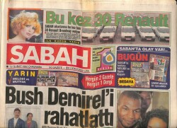 Sabah Gazetesi 12 Şubat 1992 - Mike Tyson Hapı Yuttu GZ62837 - 2