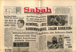 Sabah Gazetesi 12 Temmuz 1967 - Para Darlığı İçin Yeni Tedbirler Gerekir GZ64162 - 1
