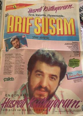 Sabah Gazetesi 13 Ekim 1989 - Arif Susam Dev Boy Afişi GZ83374 - 2