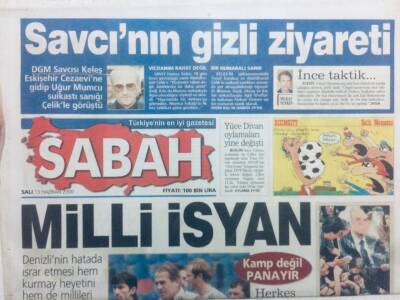 Sabah Gazetesi 13 Haziran 2000 - Basın Önünde Oya Başarla Sürekli Atışan Kırca Daha Sonra Avurtralya Turnesine Çıktı GZ41827 - 1