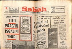 Sabah Gazetesi 13 Mart 1969 - Apollo - 9 Bugün Yeryüzüne İniyor GZ63889 - 1