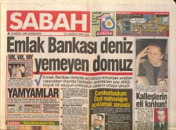 Sabah Gazetesi 13 Mayıs 1992 - Zeki Müren '' Sorma '' Plak Afişi - Emlak Bankası Deniz Yemeyen Domuz GZ157897 - 1