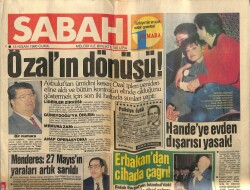 Sabah Gazetesi 13 Nisan 1990 - Necmettin Erbakandan Cihat Çağrısı GZ61506 - 1
