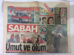 Sabah Gazetesi 13 Nisan 1991 - Bağdat Caddesi Çeteleri Yine Kapıştı 1 Ölü GZ72973 - 2