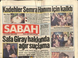 Sabah Gazetesi 13 Ocak 1989 - Safa Giray Hakkında Ağır Suçlama GZ62105 - 2