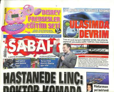 Sabah Gazetesi 14 Ağustos 2013 - Lise Çıkmazına İkili Formül GZ101211 - 2