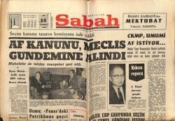Sabah Gazetesi 14 Haziran 1966 - Af Kanunu Meclis Gündemine Alındı GZ64116 - 1