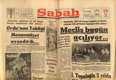 Sabah Gazetesi 14 Mart 1966 - Endonezyada Komünistler Tasfiye Ediliyor GZ74981 - 1