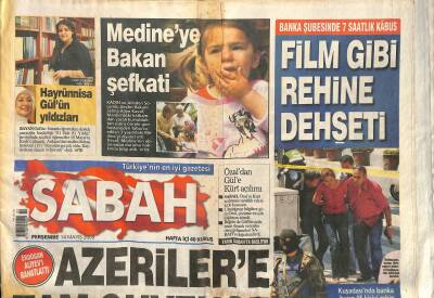 Sabah Gazetesi 14 Mayıs 2009 - TMSFye Uzan Piyangosu Vurdu - Özaldan Güle Kürt Açılımı GZ116939 - 1