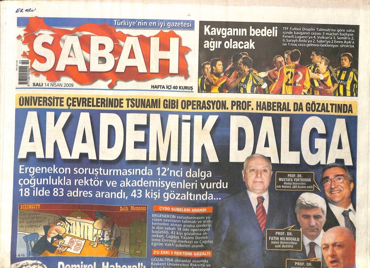 Sabah Gazetesi 14 Nisan 2009 - TFF 