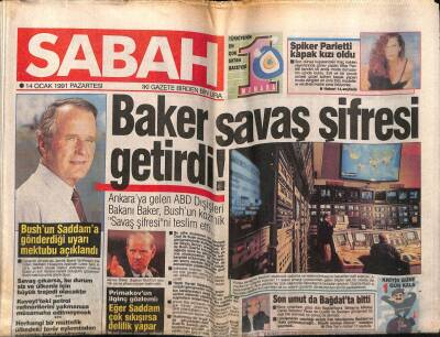 Sabah Gazetesi 14 Ocak 1991 - Doğum Günü Hediyesi GZ55937 - 1