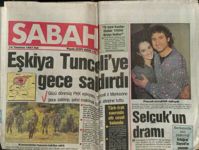 Sabah Gazetesi 14 Temmuz 1987 - Maradona Nikaha Yanaşmıyor - Türk-Irak Sınırında Altı Ceset Bulundu GZ96075 - 1