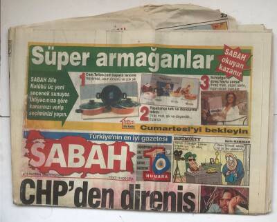 Sabah Gazetesi 15 Haziran 1995 - CHPden Direniş GZ7470 - 1