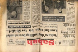 Sabah Gazetesi 15 Kasım 1966 - Arap Ülkeleri İsrailin Ürdüne Saldırısını Takbih Ettiler GZ64049 - 2