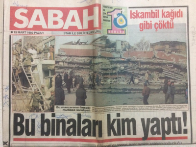 Sabah Gazetesi 15 Mart 1992 - Bu Binaları Kim Yaptı? GZ27407 - 1