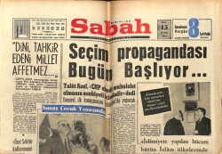 Sabah Gazetesi 15 Mayıs 1966 - Türk Yunan İkili Görüşmeler İçin Mutabakata Varıldı GZ63885 - 2