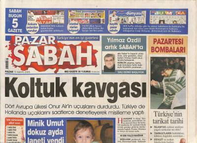 Sabah Gazetesi 15 Mayıs 2005 - Nikotin Aşısıyla Sigaraya Son GZ84575 - 1