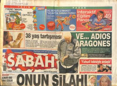 Sabah Gazetesi 15 Mayıs 2009 - Mehmet Keçeciler Özal , Kürtçe Kasetleri Serbest Bıraktı GZ116941 - 1