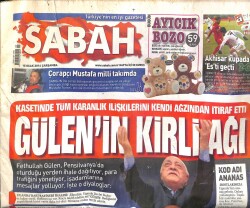 Sabah Gazetesi 15 Ocak 2014 - Bülent Arınç Gezi Ve 17 Aralık İmaja Yönelik Kurgu GZ100263 - 1