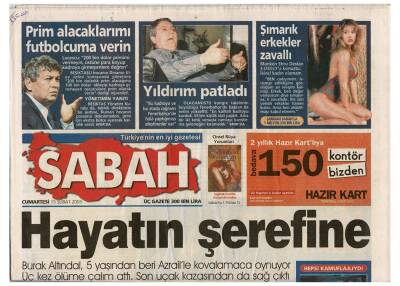 Sabah Gazetesi - 15 Şubat 2003 - Amerikan 4x4 Timi Sınırı Geçti, ABD Jeep Konvoyu Haburdan Iraka Girdi. GZ48002 - 1