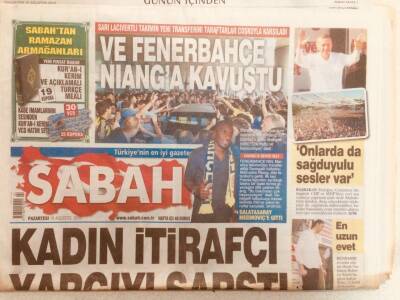 Sabah Gazetesi 16 Ağustos 2010 - Kadın İtirafçı Yargıyı Sarstı GZ40253 - 1