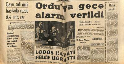 Sabah Gazetesi 16 Aralık 1966 - Orduya Gece Alarm Verildi GZ64083 - 2