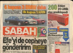 Sabah Gazetesi 16 Eylül 1990 - Fatma Girik İnce Politika Yapıyor GZ114016 - 1