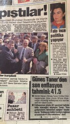 Sabah Gazetesi 16 Eylül 1990 - Fatma Girik İnce Politika Yapıyor GZ114016 - 2