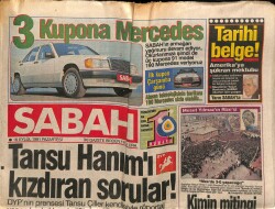 Sabah Gazetesi 16 Eylül 1991 - Hülya Avşar İçin Hayatın Tadı Aşk GZ62842 - 1