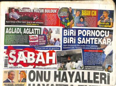 Sabah Gazetesi 16 Eylül 2012 - Sırrı Sakıkın Evlat Acısı - Sezen Aksu Ankarayı Salladı GZ124717 - 1