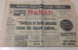 Sabah Gazetesi 16 Mart 1968 - Türkiyeyi Tesir Altında Tutan Bir Husus Yoktur - GZ15443 - 2