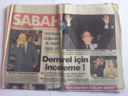 Sabah Gazetesi 16 Mayıs 1985 - Demirel İçin İnceleme - GZ15098 - 1