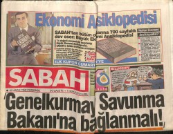Sabah Gazetesi 16 Nisan 1992 - Libya Lideri Kaddafi Ambargoyu Delemedi GZ62890 - 1