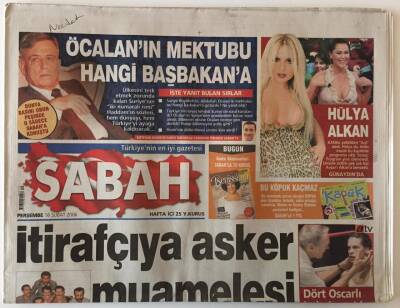 Sabah Gazetesi 16 Şubat 2006 - İtirafçıya Asker Muamelesi GZ20810 - 1