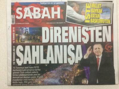 Sabah Gazetesi 16 Temmuz 2017 - Direnişten Şahlanışa GZ50699 - 1