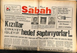 Sabah Gazetesi 17 Aralık 1979 - Kızıllar Hedef Saptırıyorlar GZ63991 - 1