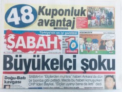 Sabah Gazetesi - 17 Ekim 1996 - Büyükelçi Şoku GZ46274 - 1