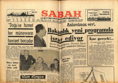 Sabah Gazetesi 17 Kasım 1965 - Wilsona Rodezya İçin Hususi Yetkiler Verildi GZ74884 - 1