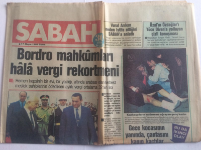 Sabah Gazetesi 17 Mayıs 1985 - İki Çocuk Sanatçı İbrahim Tatlısesi Geçti - GZ15094 - 1