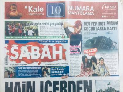 Sabah Gazetesi 17 Nisan 2014 - Deniz Seki AYMye Başvurdu GZ40683 - 1