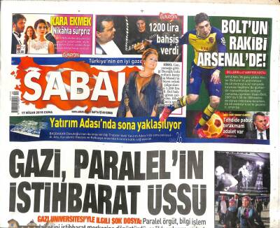 Sabah Gazetesi 17 Nisan 2015 - Rusyanın En Zengin İsmi Potanin Ankaralı Çıktı GZ100440 - 2