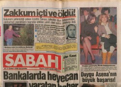 Sabah Gazetesi 17 Şubat 1988 - Nükhet Duru Daha Fazla Dayanamadı GZ64295 - 2