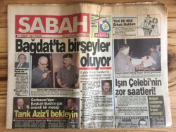 Sabah Gazetesi 17 Şubat 1991 - Işın Çelebinin Zor Saatleri ! GZ72889 - 2