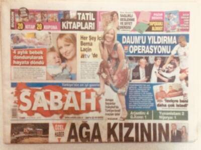 Sabah Gazetesi 18 Haziran 2010 - Ağa Kızının Miras Zaferi GZ40203 - 1