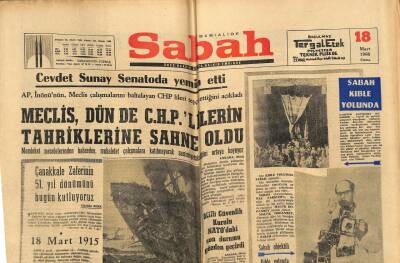 Sabah Gazetesi 18 Mart 1966 - Mısırla Ticari Anlaşma Yapıldı GZ74984 - 1
