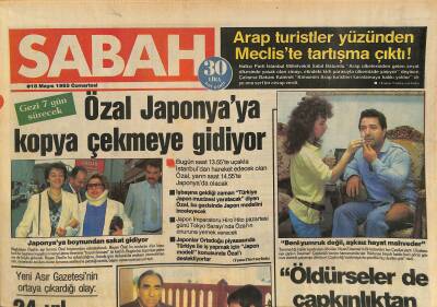 Sabah Gazetesi 18 Mayıs 1985 - Türkeş Dinleniyor - Sabancı Deniz Mevsimini Kendi Havuzunda Açtı GZ127336 - 1